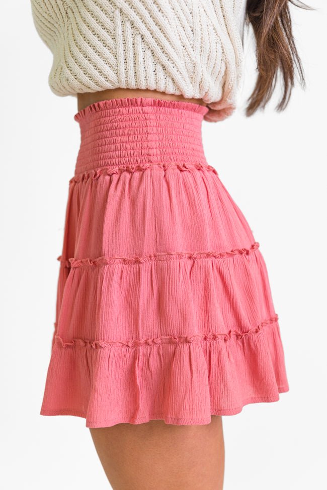 Through The Garden Rose Solid Mini Skort SALE - ShopLorca