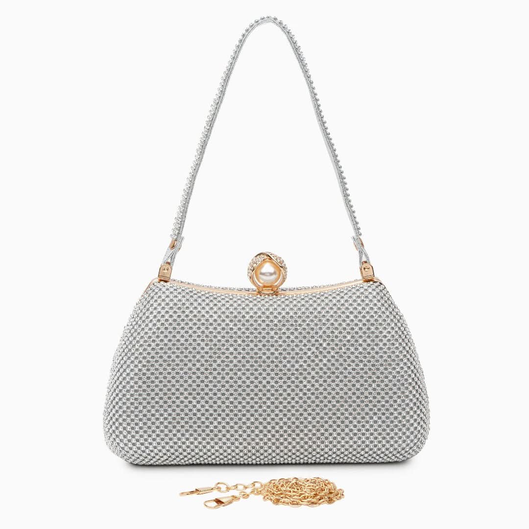 Vintage Rhinestones Glitter Handbag - ShopLorca