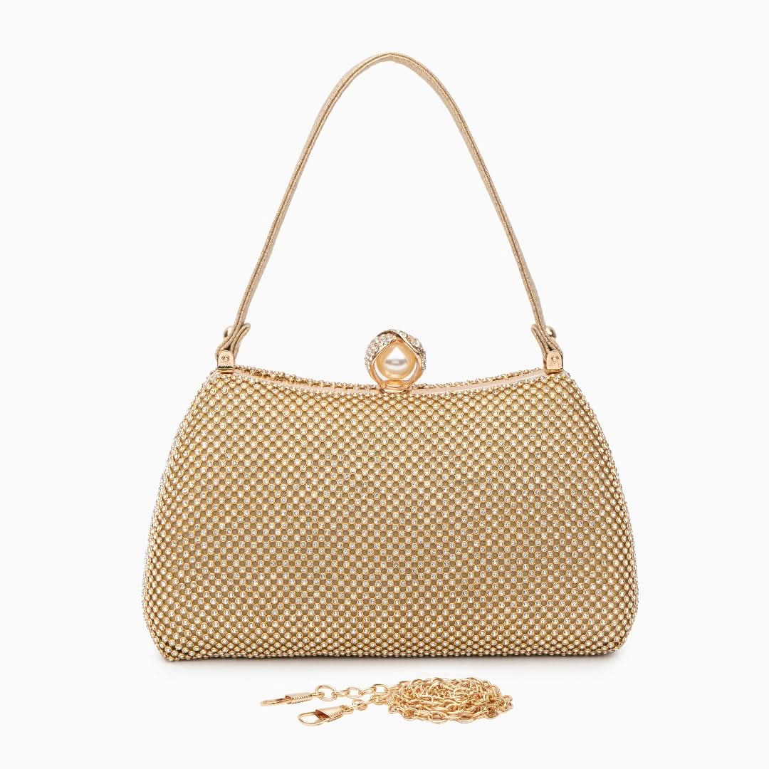 Vintage Rhinestones Glitter Handbag - ShopLorca