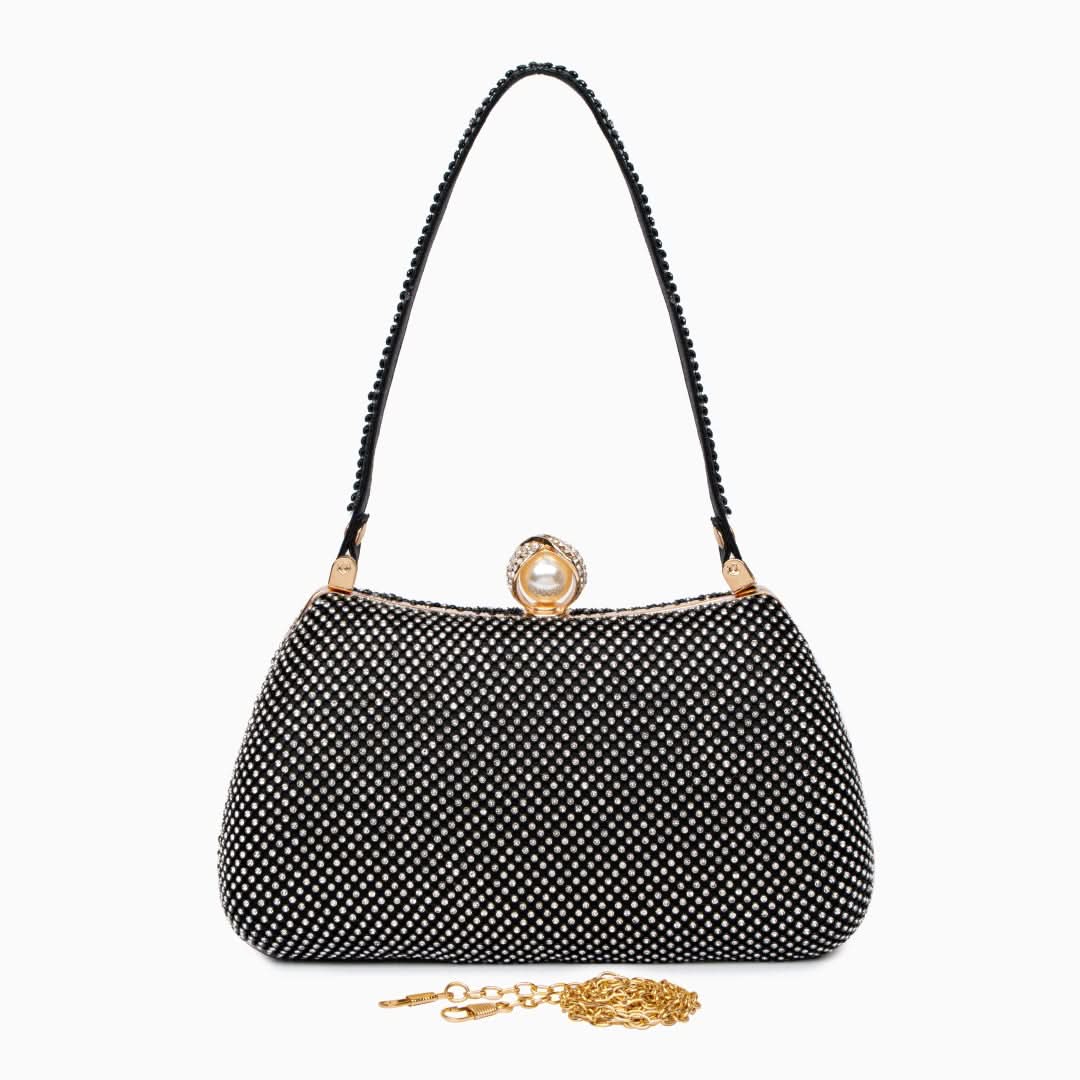 Vintage Rhinestones Glitter Handbag - ShopLorca