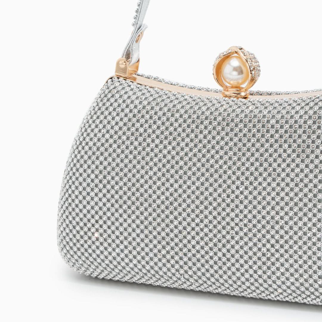 Vintage Rhinestones Glitter Handbag - ShopLorca