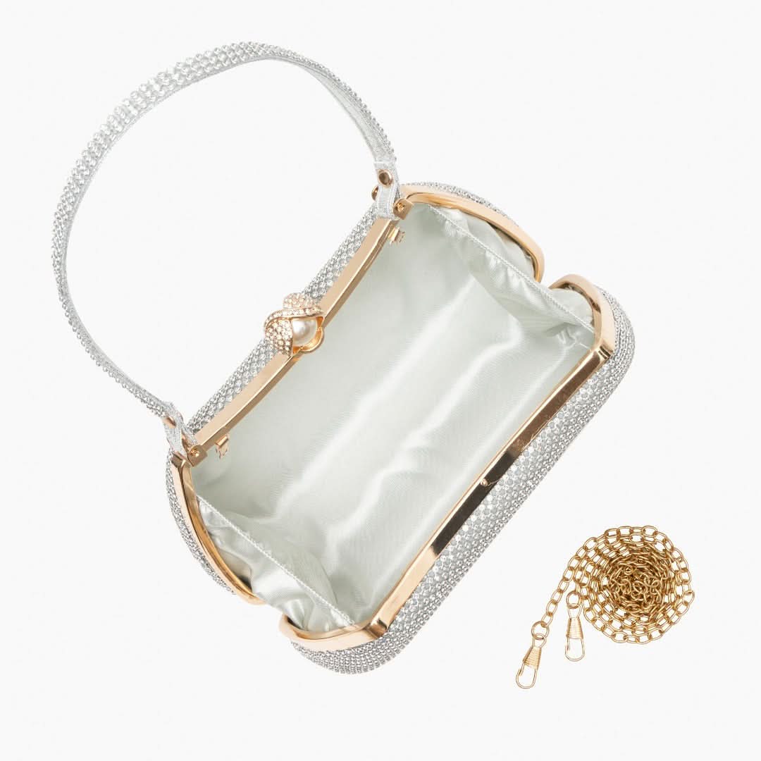 Vintage Rhinestones Glitter Handbag - ShopLorca