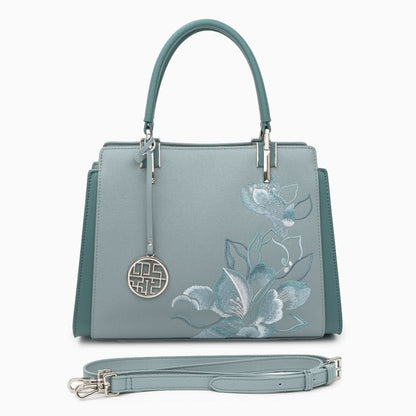 Cleo Genuine Leather Medium Tote Bag - ShopLorca