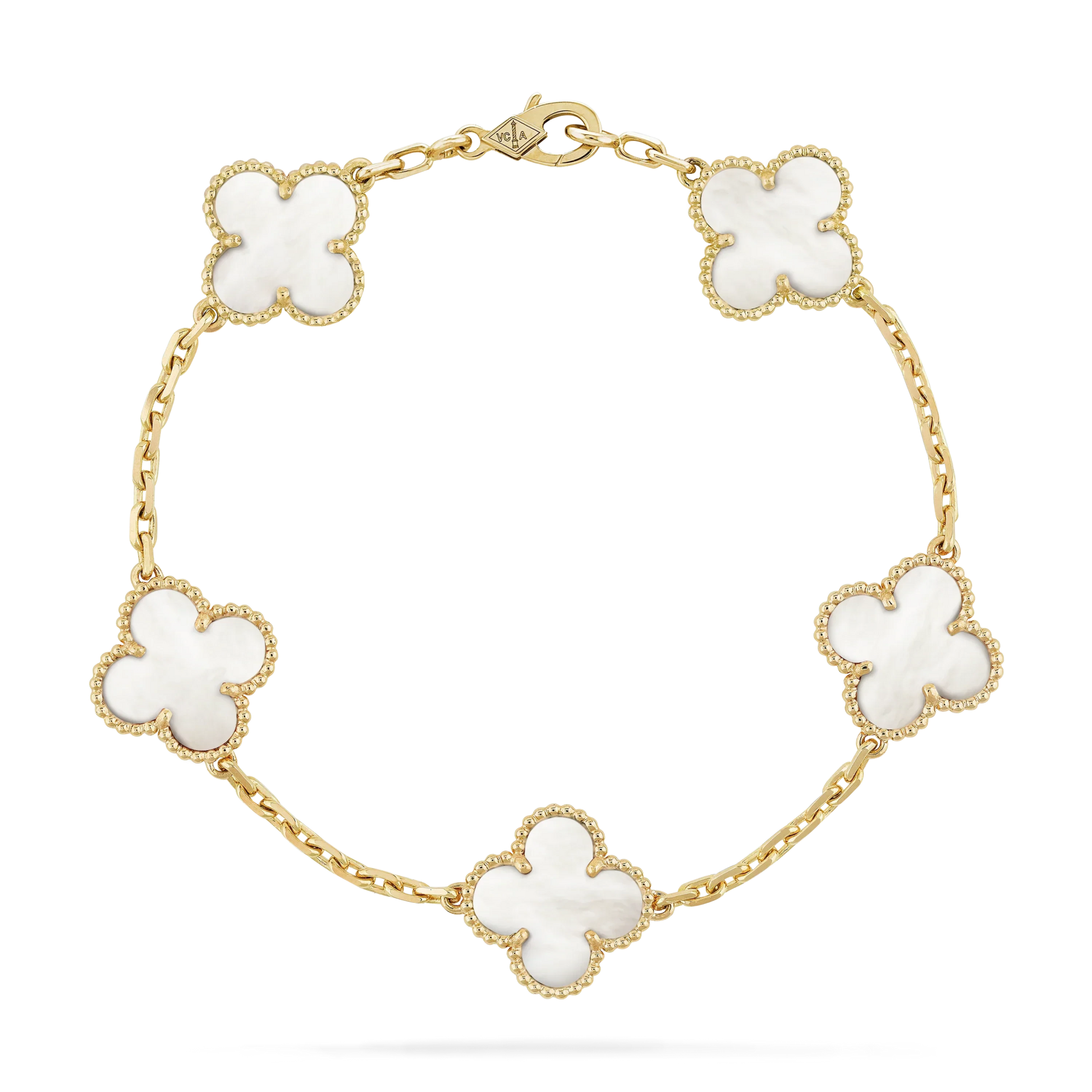 Clover Bracelet - White - ShopLorca